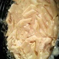 Crockpot Buffalo Chicken Pasta