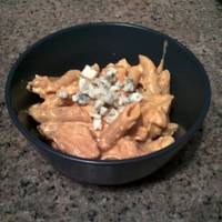 Crockpot Buffalo Chicken Pasta