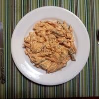 Crockpot Buffalo Chicken Pasta