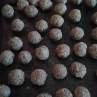 No bake peanut butter & oat dog treats