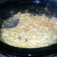 Crockpot Buffalo Chicken Pasta
