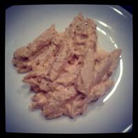 Crockpot Buffalo Chicken Pasta