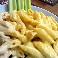 Crockpot Buffalo Chicken Pasta