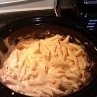 Crockpot Buffalo Chicken Pasta