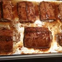 oven baked maple glazed salmon