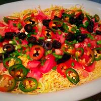 layered taco dip recipe