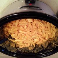 Crockpot Buffalo Chicken Pasta