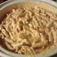 Crockpot Buffalo Chicken Pasta