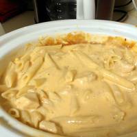 Crockpot Buffalo Chicken Pasta