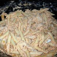 Crockpot Buffalo Chicken Pasta