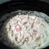 Crockpot Buffalo Chicken Pasta