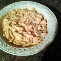 Crockpot Buffalo Chicken Pasta