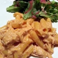 Crockpot Buffalo Chicken Pasta