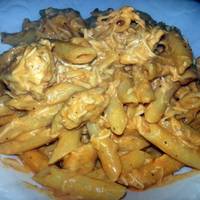 Crockpot Buffalo Chicken Pasta