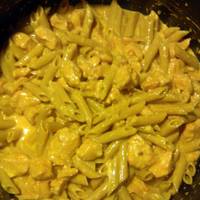 Crockpot Buffalo Chicken Pasta