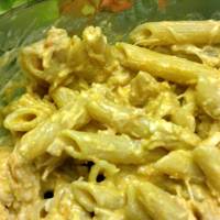 Crockpot Buffalo Chicken Pasta