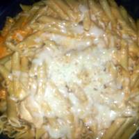 Crockpot Buffalo Chicken Pasta