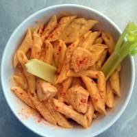 Crockpot Buffalo Chicken Pasta