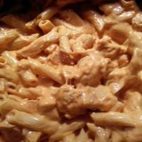 Crockpot Buffalo Chicken Pasta