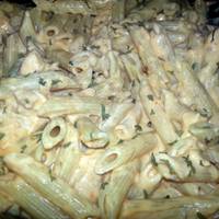 Crockpot Buffalo Chicken Pasta