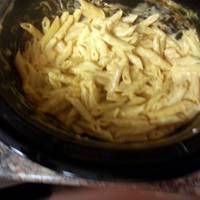 Crockpot Buffalo Chicken Pasta