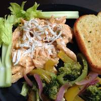 Crockpot Buffalo Chicken Pasta