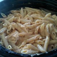 Crockpot Buffalo Chicken Pasta