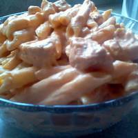 Crockpot Buffalo Chicken Pasta