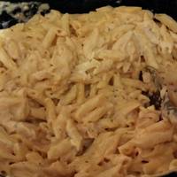 Crockpot Buffalo Chicken Pasta