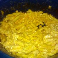 Crockpot Buffalo Chicken Pasta