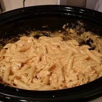 Crockpot Buffalo Chicken Pasta