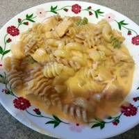 Crockpot Buffalo Chicken Pasta