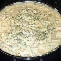 Crockpot Buffalo Chicken Pasta