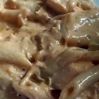 Crockpot Buffalo Chicken Pasta