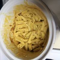 Crockpot Buffalo Chicken Pasta