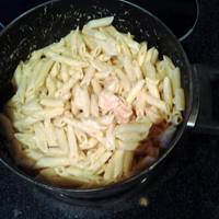 Crockpot Buffalo Chicken Pasta