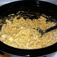 Crockpot Buffalo Chicken Pasta