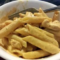 Crockpot Buffalo Chicken Pasta