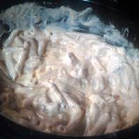 Crockpot Buffalo Chicken Pasta