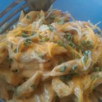 Crockpot Buffalo Chicken Pasta