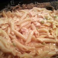 Crockpot Buffalo Chicken Pasta