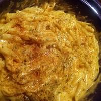 Crockpot Buffalo Chicken Pasta