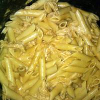 Crockpot Buffalo Chicken Pasta