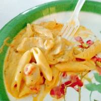 Crockpot Buffalo Chicken Pasta