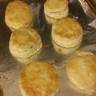 Great recipe! Light, fluffy, tender, flaky, and all the other good words to describe awesome biscuits! I lost the recipe my dad gave me, and this recipe is the closest to the one I had. I made two changes out of necessity. No cake flower so I used AP flour for the full amount. I also didn't have buttermilk so went with regular milk. Only needed 1 cup of that. These were perfect topped with my homemade sausage gravy. Will definitely make again!