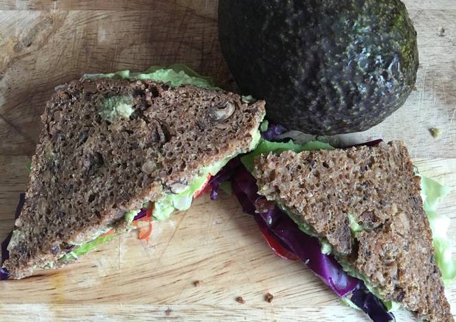 Resep Rye muesli bread sandwich. Resep Rye muesli bread sandwich.