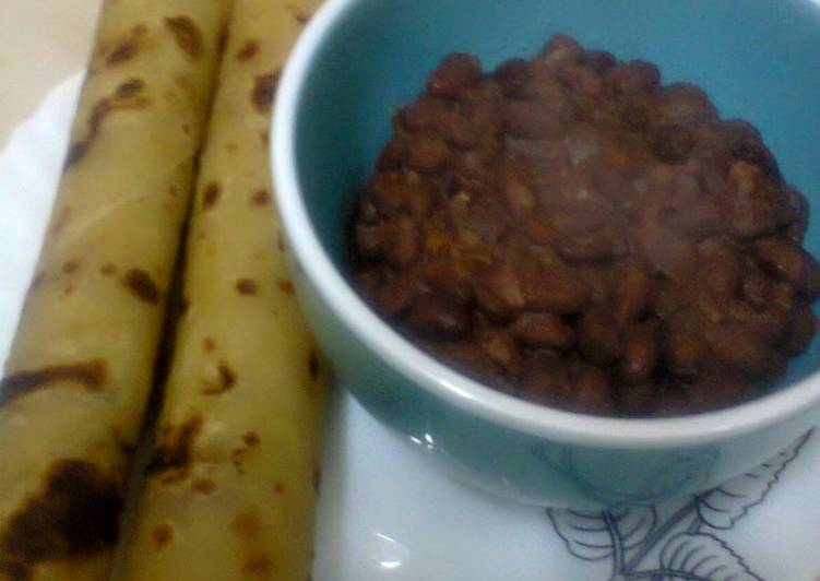 Image result for chapati and beans at a kibandaski