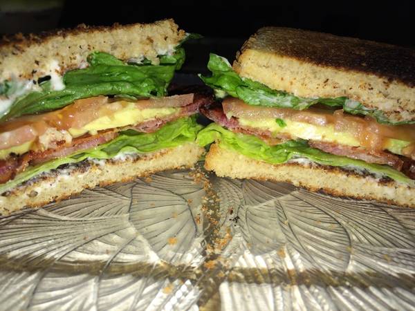 B.A.L.T.S. Bacon Avocado Lettuce Tomato Sandwiches
