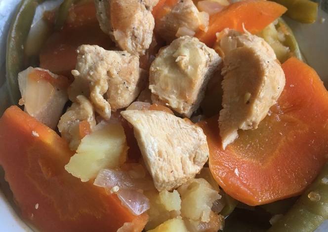 Resep Green beans with chicken Resep Green beans with chicken