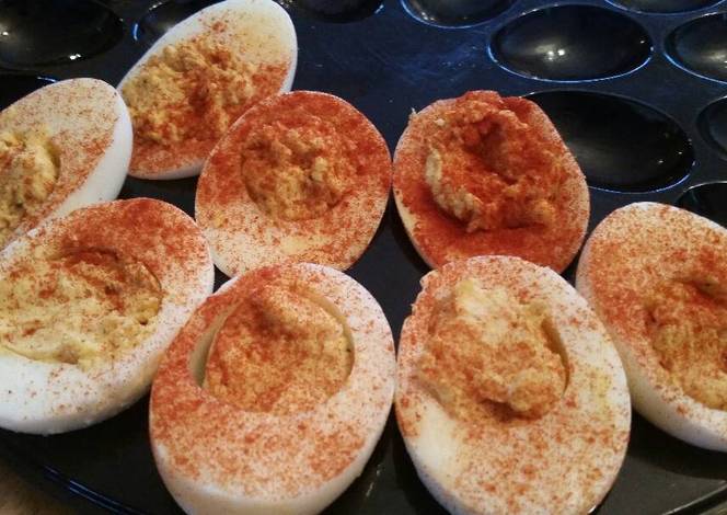 Resep Smokey Deviled Eggs